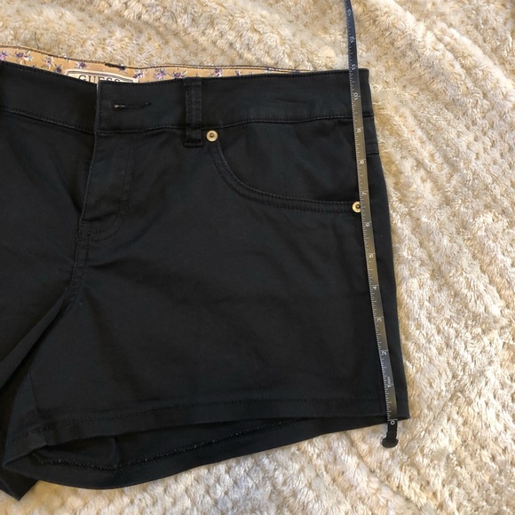 Black Soft Jean Shorts - Picture 7 of 8